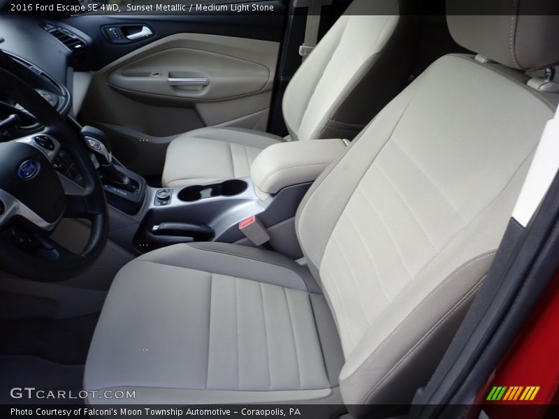 Sunset Metallic / Medium Light Stone 2016 Ford Escape SE 4WD
