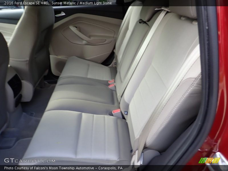 Sunset Metallic / Medium Light Stone 2016 Ford Escape SE 4WD