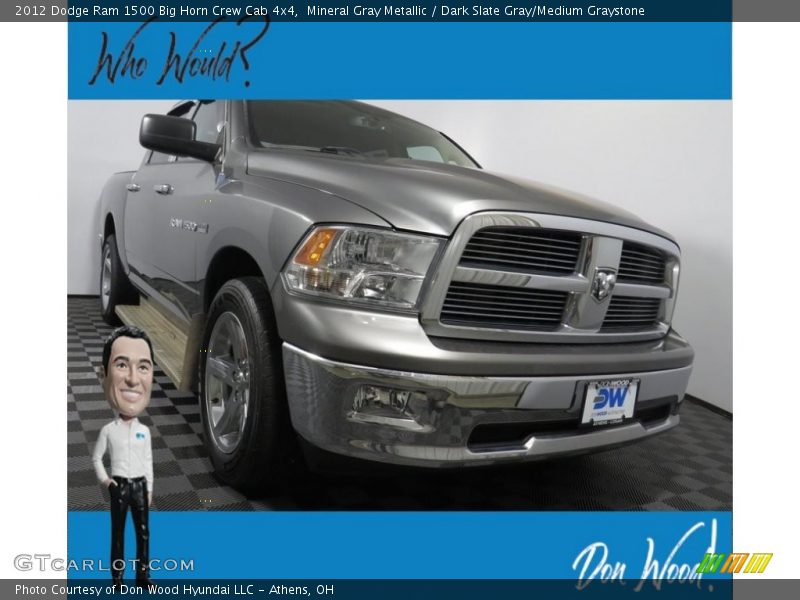 Mineral Gray Metallic / Dark Slate Gray/Medium Graystone 2012 Dodge Ram 1500 Big Horn Crew Cab 4x4