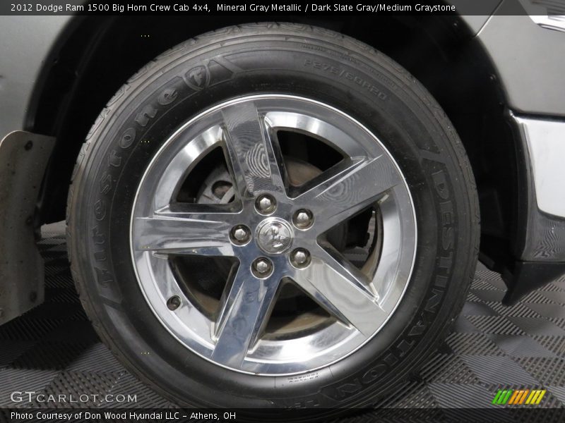 Mineral Gray Metallic / Dark Slate Gray/Medium Graystone 2012 Dodge Ram 1500 Big Horn Crew Cab 4x4