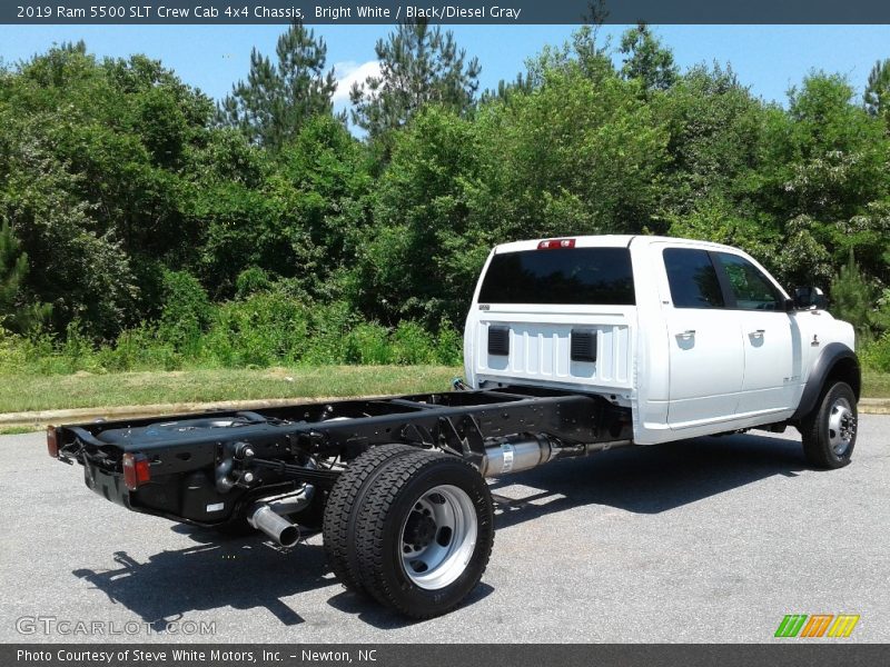 Bright White / Black/Diesel Gray 2019 Ram 5500 SLT Crew Cab 4x4 Chassis