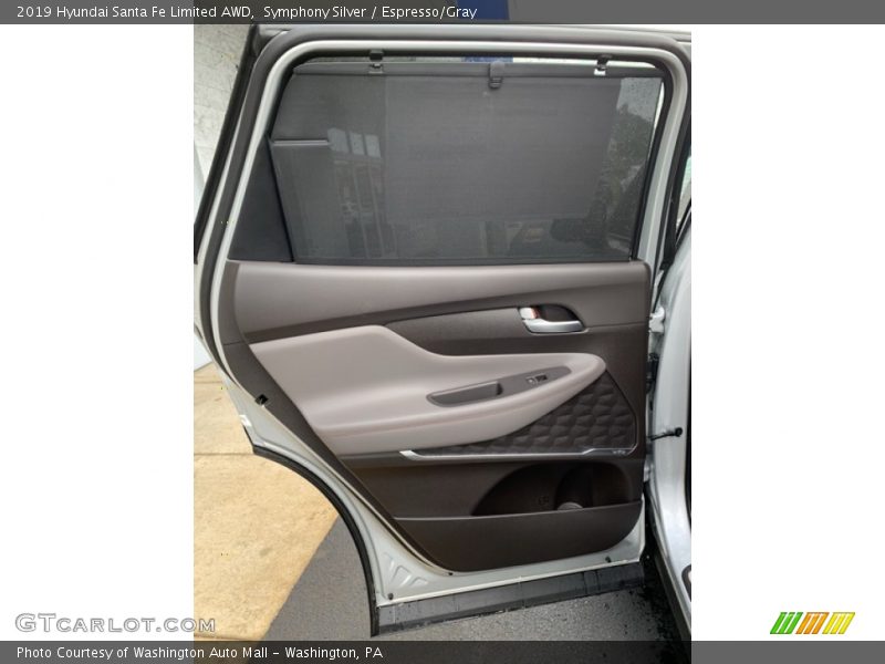 Symphony Silver / Espresso/Gray 2019 Hyundai Santa Fe Limited AWD
