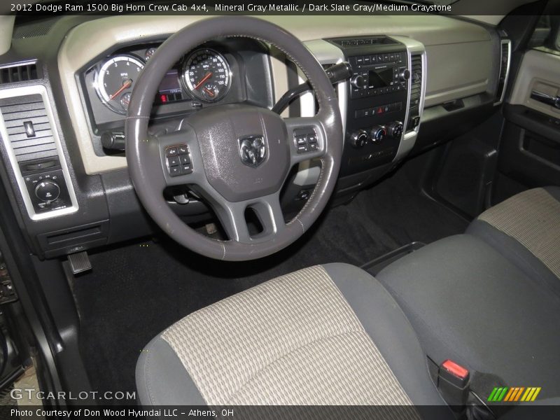 Mineral Gray Metallic / Dark Slate Gray/Medium Graystone 2012 Dodge Ram 1500 Big Horn Crew Cab 4x4