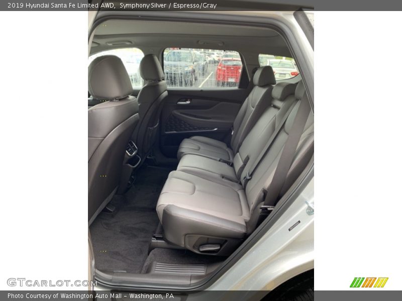 Symphony Silver / Espresso/Gray 2019 Hyundai Santa Fe Limited AWD