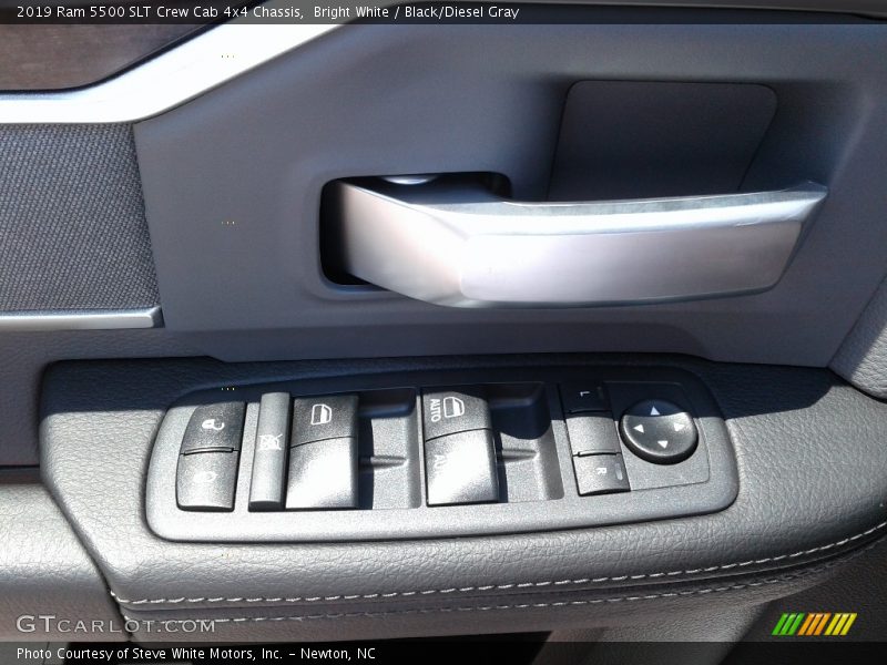 Bright White / Black/Diesel Gray 2019 Ram 5500 SLT Crew Cab 4x4 Chassis
