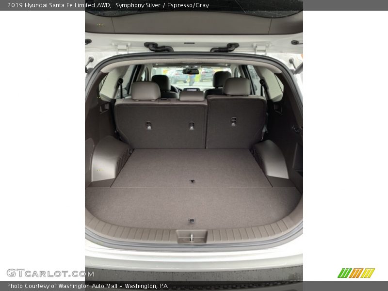 Symphony Silver / Espresso/Gray 2019 Hyundai Santa Fe Limited AWD