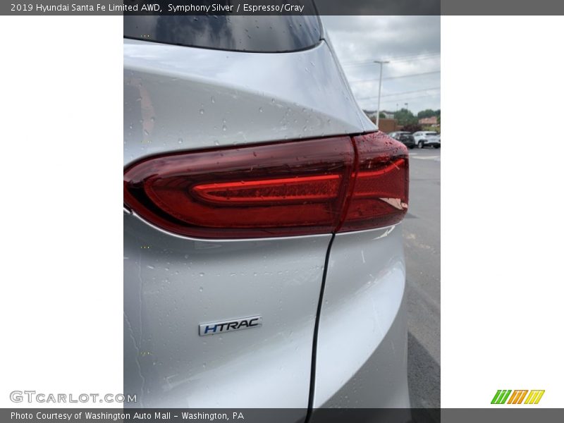 Symphony Silver / Espresso/Gray 2019 Hyundai Santa Fe Limited AWD