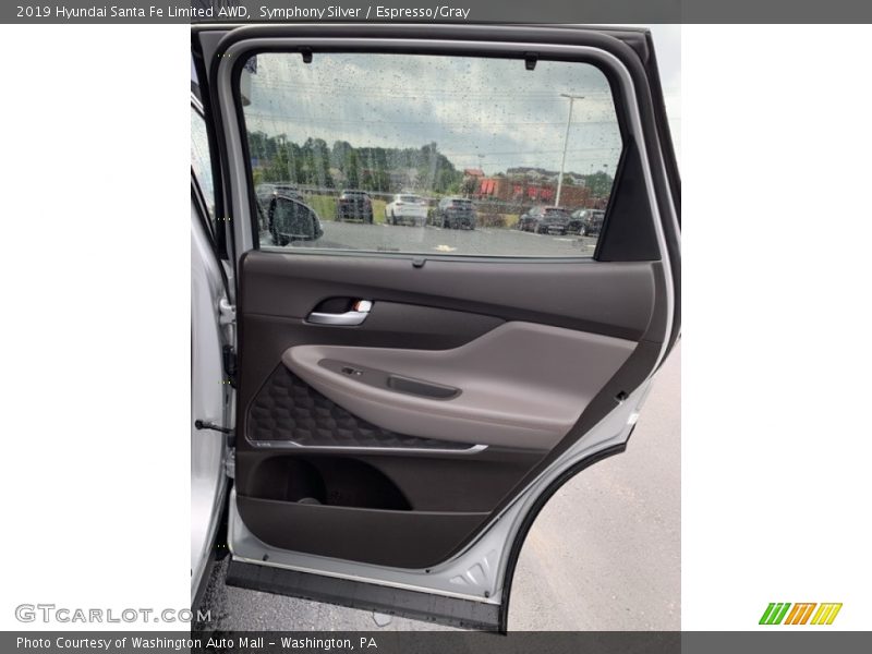 Symphony Silver / Espresso/Gray 2019 Hyundai Santa Fe Limited AWD