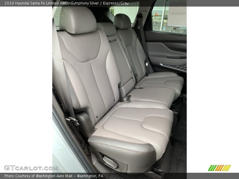 Symphony Silver / Espresso/Gray 2019 Hyundai Santa Fe Limited AWD