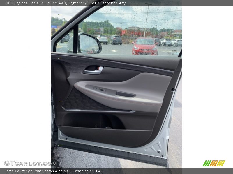 Symphony Silver / Espresso/Gray 2019 Hyundai Santa Fe Limited AWD
