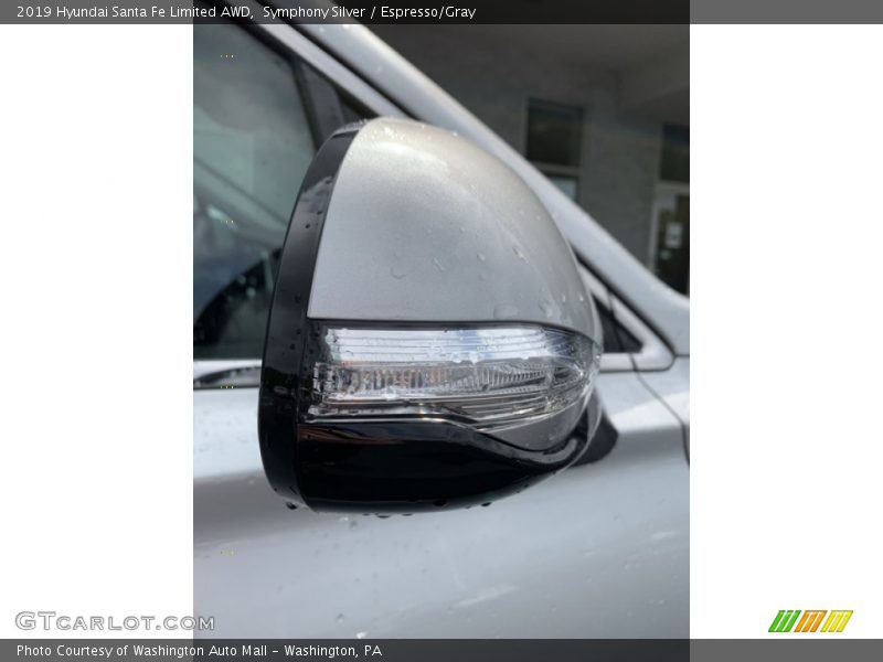 Symphony Silver / Espresso/Gray 2019 Hyundai Santa Fe Limited AWD
