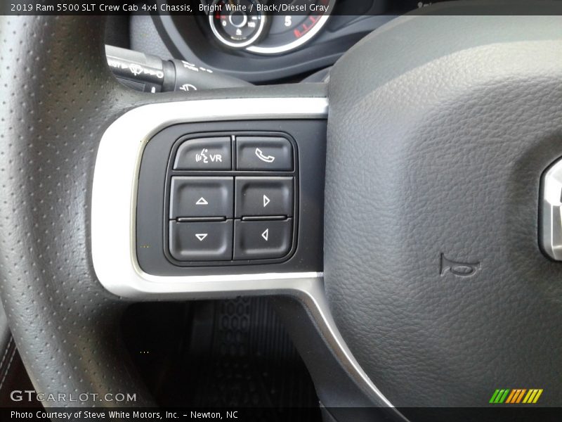 Bright White / Black/Diesel Gray 2019 Ram 5500 SLT Crew Cab 4x4 Chassis