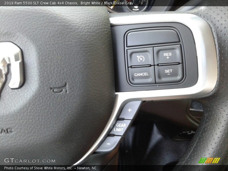 Bright White / Black/Diesel Gray 2019 Ram 5500 SLT Crew Cab 4x4 Chassis