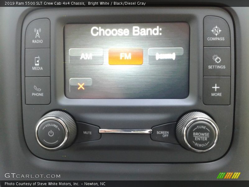 Bright White / Black/Diesel Gray 2019 Ram 5500 SLT Crew Cab 4x4 Chassis