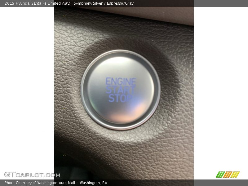 Symphony Silver / Espresso/Gray 2019 Hyundai Santa Fe Limited AWD