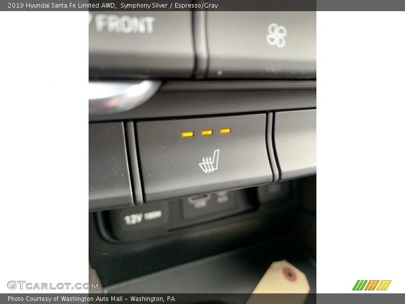 Symphony Silver / Espresso/Gray 2019 Hyundai Santa Fe Limited AWD