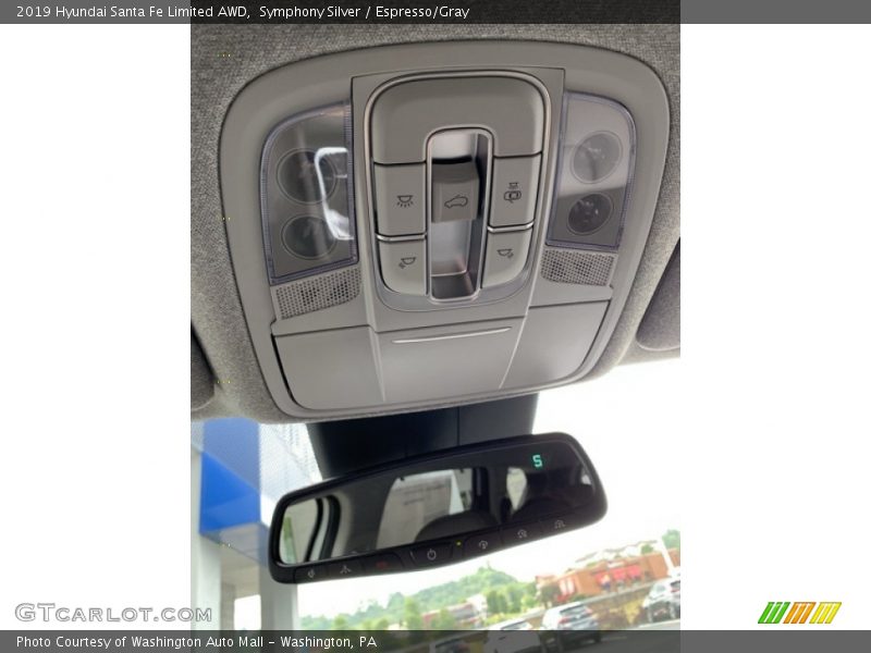 Symphony Silver / Espresso/Gray 2019 Hyundai Santa Fe Limited AWD