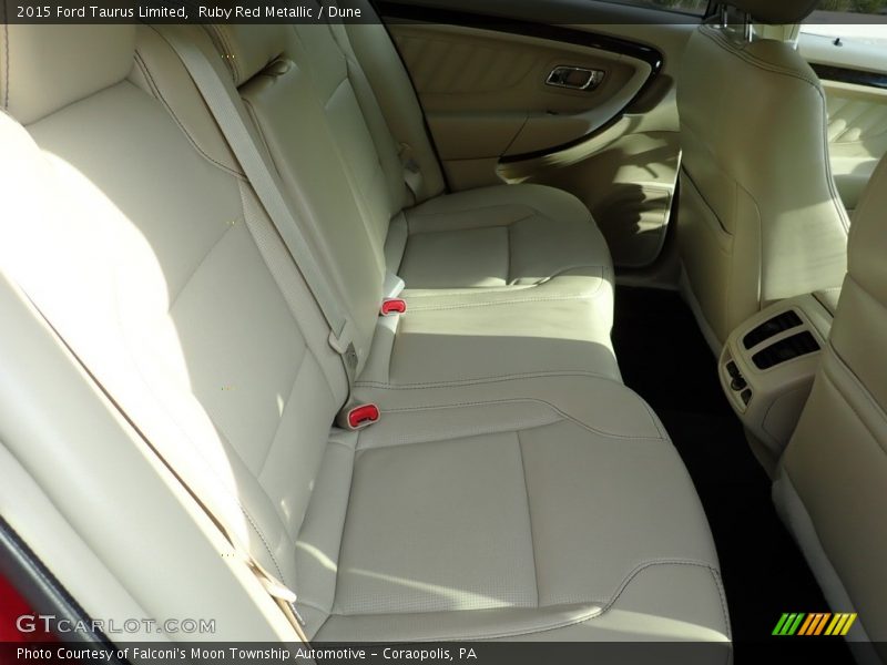Ruby Red Metallic / Dune 2015 Ford Taurus Limited