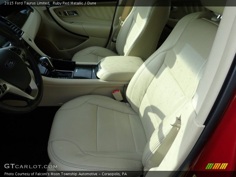 Ruby Red Metallic / Dune 2015 Ford Taurus Limited