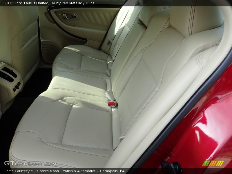 Ruby Red Metallic / Dune 2015 Ford Taurus Limited