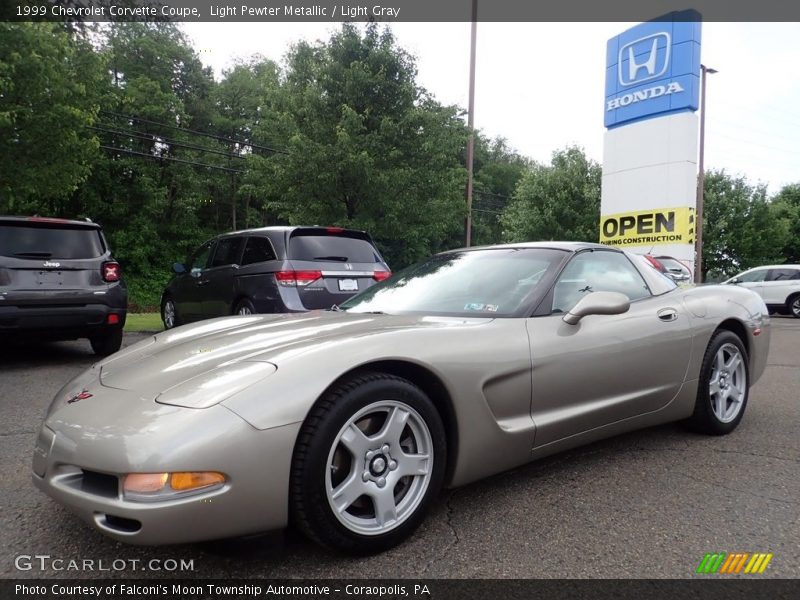 Light Pewter Metallic / Light Gray 1999 Chevrolet Corvette Coupe