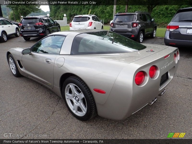 Light Pewter Metallic / Light Gray 1999 Chevrolet Corvette Coupe