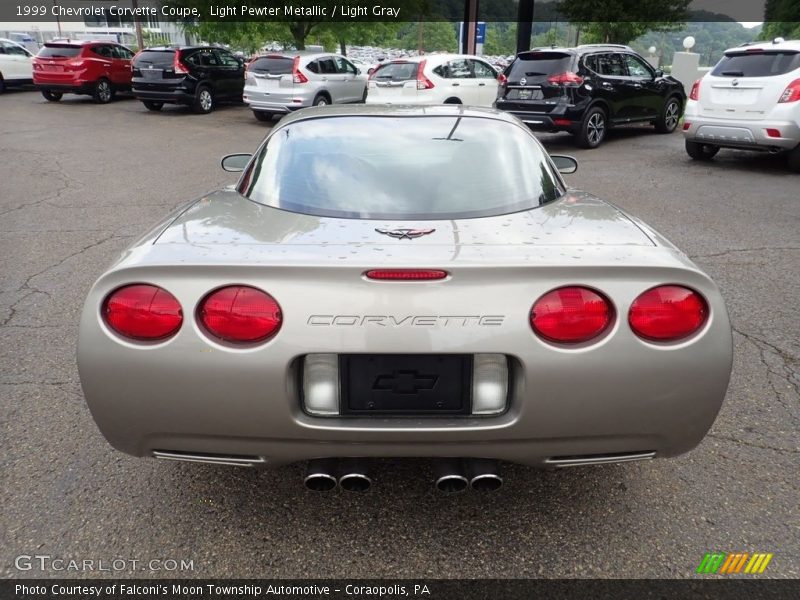 Light Pewter Metallic / Light Gray 1999 Chevrolet Corvette Coupe