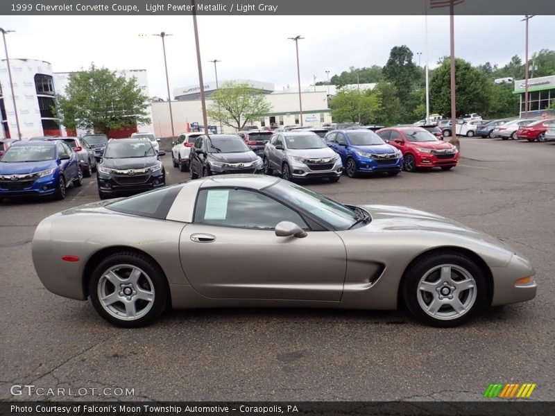 Light Pewter Metallic / Light Gray 1999 Chevrolet Corvette Coupe
