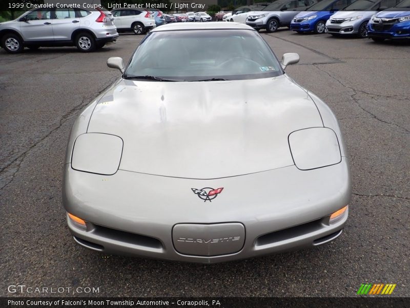 Light Pewter Metallic / Light Gray 1999 Chevrolet Corvette Coupe