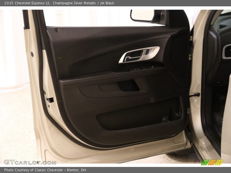 Champagne Silver Metallic / Jet Black 2015 Chevrolet Equinox LS