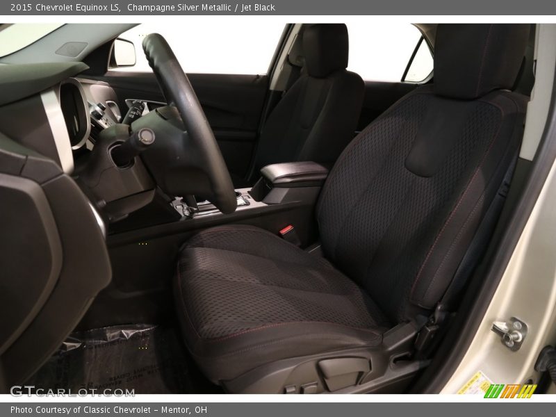 Champagne Silver Metallic / Jet Black 2015 Chevrolet Equinox LS