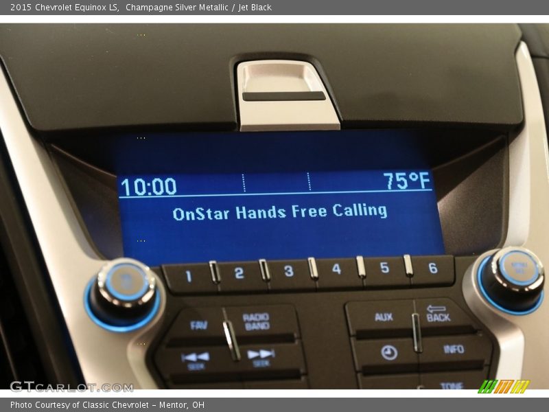 Champagne Silver Metallic / Jet Black 2015 Chevrolet Equinox LS