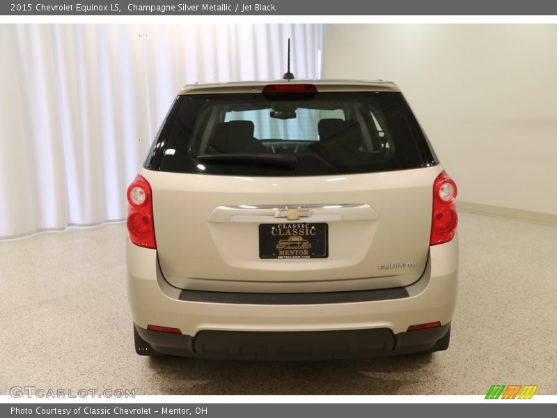 Champagne Silver Metallic / Jet Black 2015 Chevrolet Equinox LS