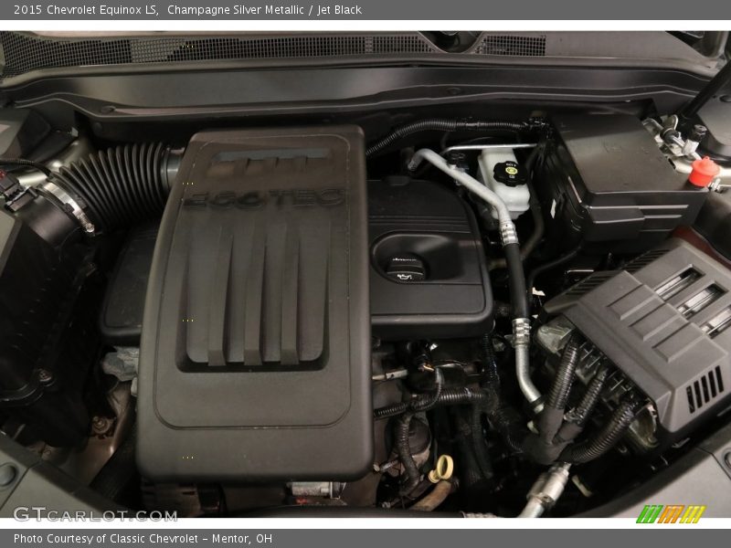 Champagne Silver Metallic / Jet Black 2015 Chevrolet Equinox LS
