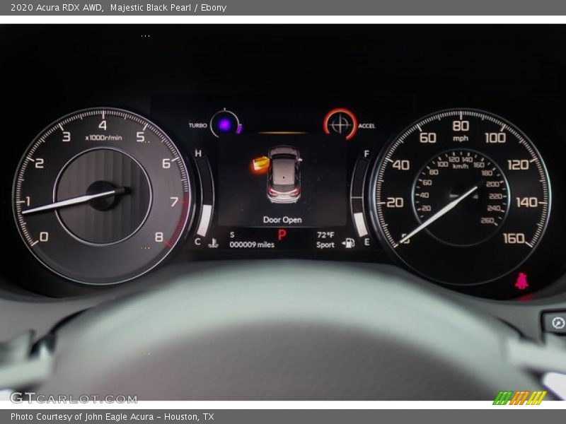 Majestic Black Pearl / Ebony 2020 Acura RDX AWD