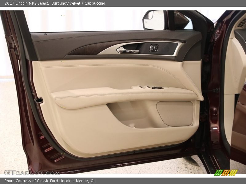 Burgundy Velvet / Cappuccino 2017 Lincoln MKZ Select