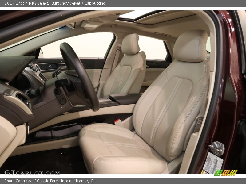 Burgundy Velvet / Cappuccino 2017 Lincoln MKZ Select