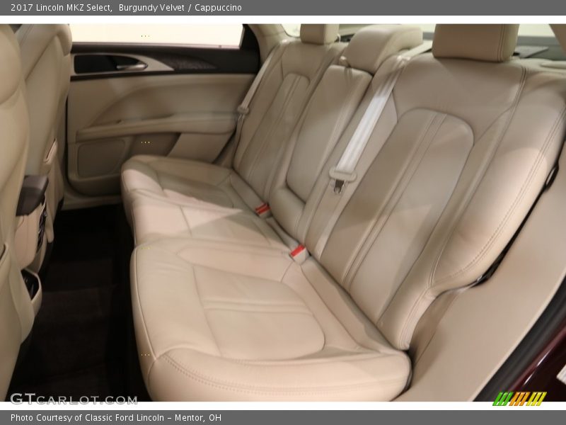 Burgundy Velvet / Cappuccino 2017 Lincoln MKZ Select