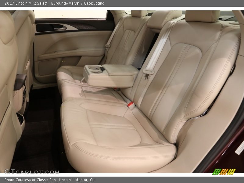 Burgundy Velvet / Cappuccino 2017 Lincoln MKZ Select