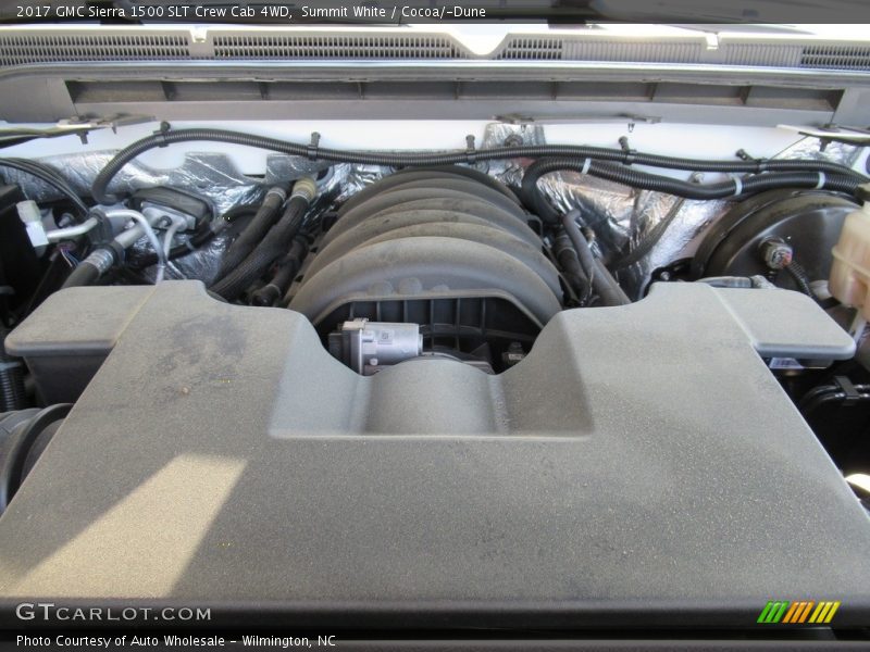 Summit White / Cocoa/­Dune 2017 GMC Sierra 1500 SLT Crew Cab 4WD