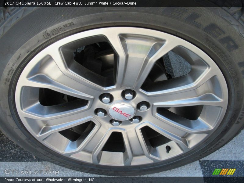 Summit White / Cocoa/­Dune 2017 GMC Sierra 1500 SLT Crew Cab 4WD