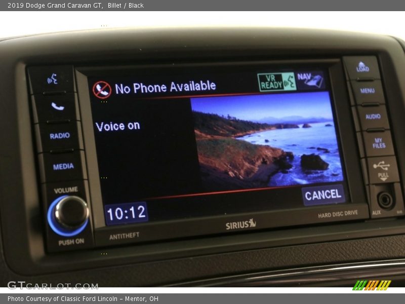 Billet / Black 2019 Dodge Grand Caravan GT