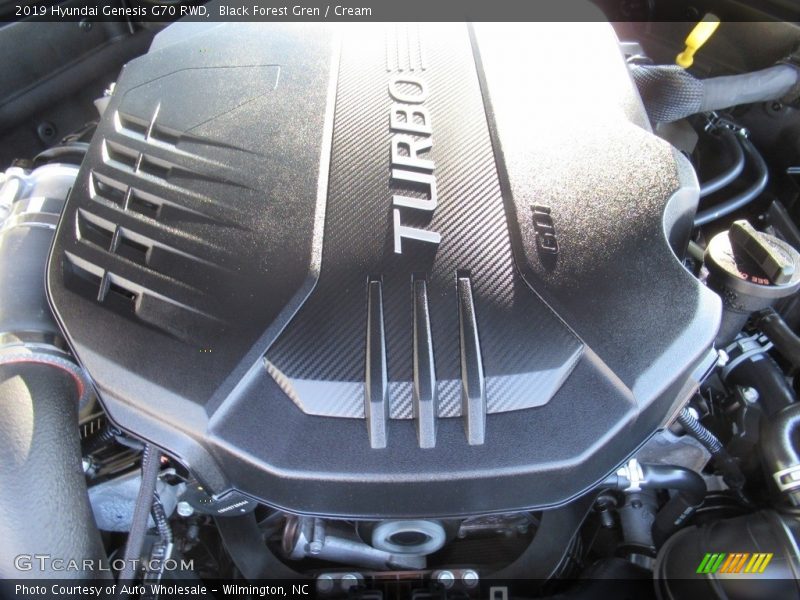  2019 Genesis G70 RWD Engine - 3.3 Liter Twin-Turbocharged DOHC 24-Valve D-CVVT V6