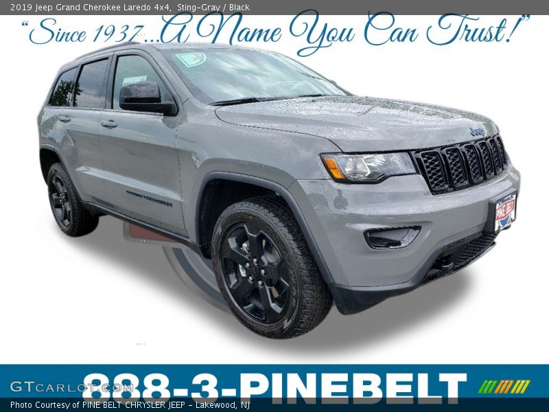 Sting-Gray / Black 2019 Jeep Grand Cherokee Laredo 4x4