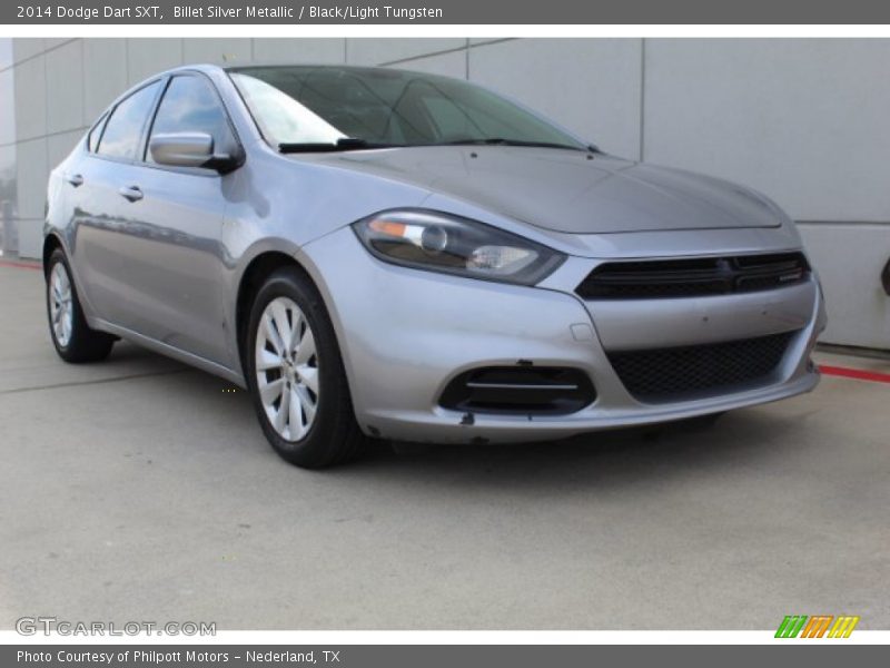 Billet Silver Metallic / Black/Light Tungsten 2014 Dodge Dart SXT