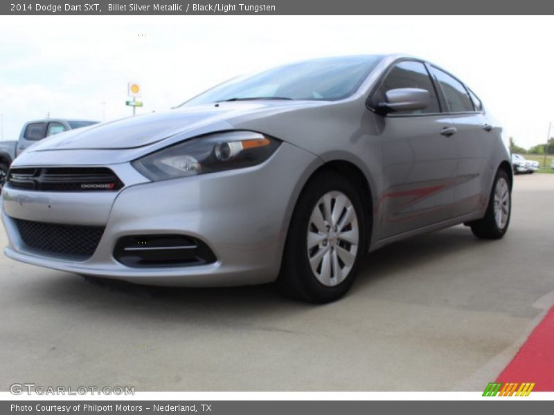 Billet Silver Metallic / Black/Light Tungsten 2014 Dodge Dart SXT