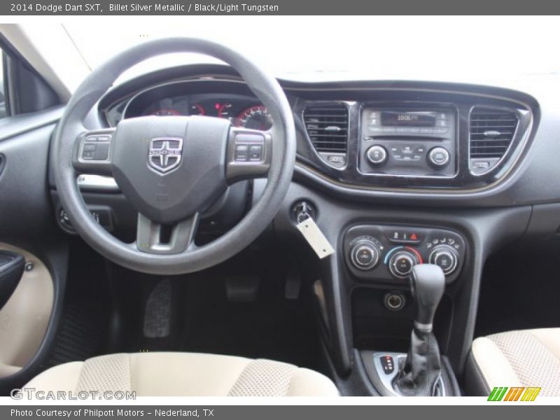 Billet Silver Metallic / Black/Light Tungsten 2014 Dodge Dart SXT