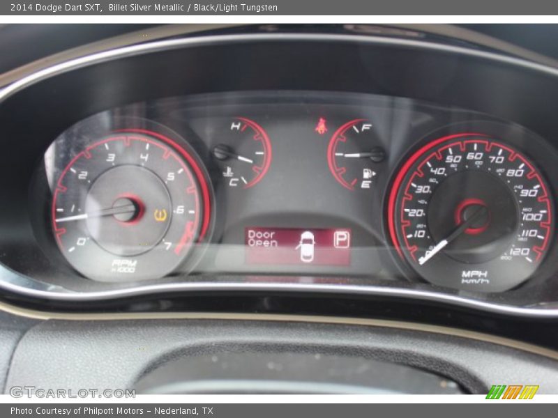 Billet Silver Metallic / Black/Light Tungsten 2014 Dodge Dart SXT