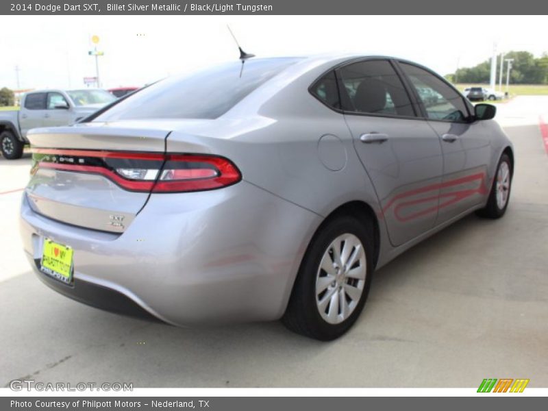 Billet Silver Metallic / Black/Light Tungsten 2014 Dodge Dart SXT