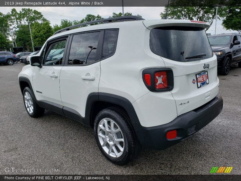 Alpine White / Black 2019 Jeep Renegade Latitude 4x4